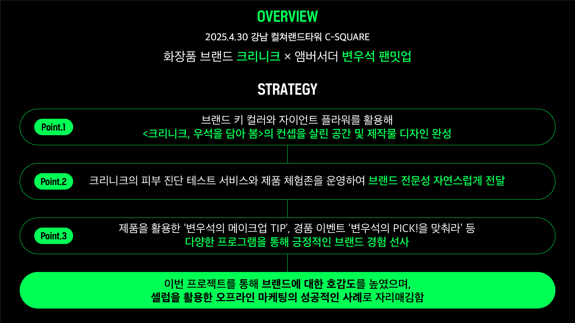 브랜드 런칭 비주얼